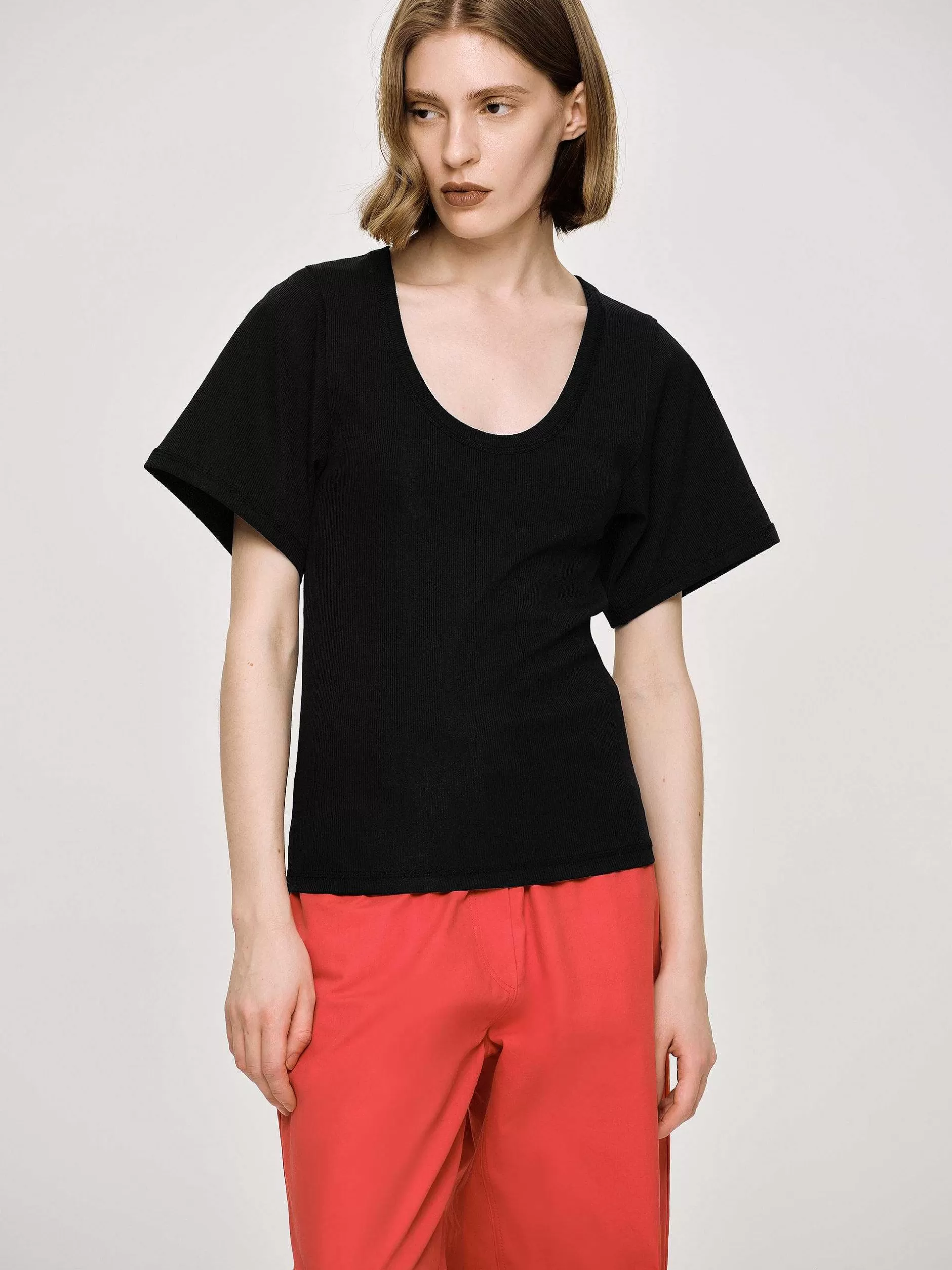 Shop Diep U-T-Shirt, Zwart Vrouwen Accessoires