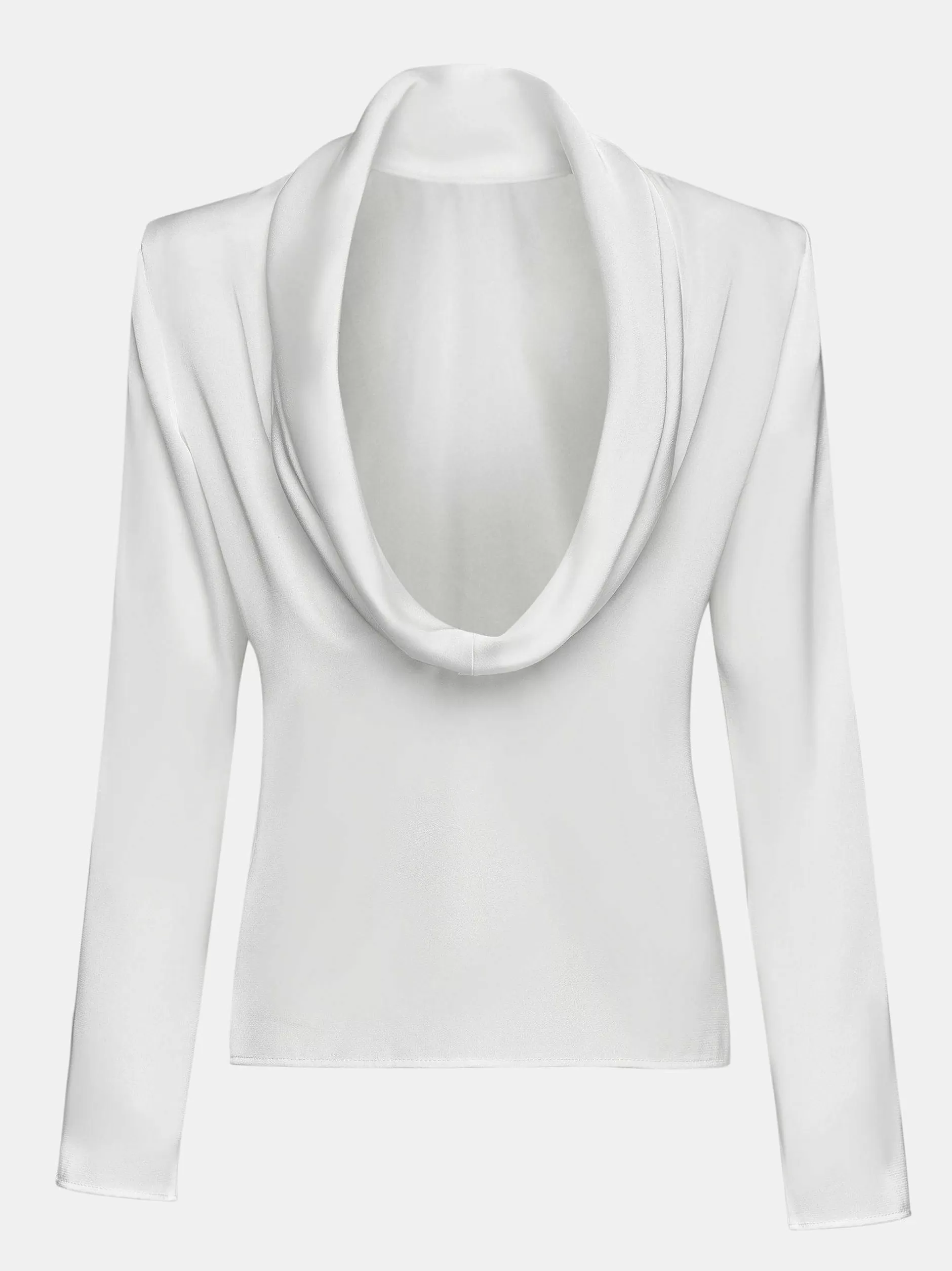 Store Leiva Blouse Met Doorlopende Achterkant, Wit Vrouwen Bovenkanten