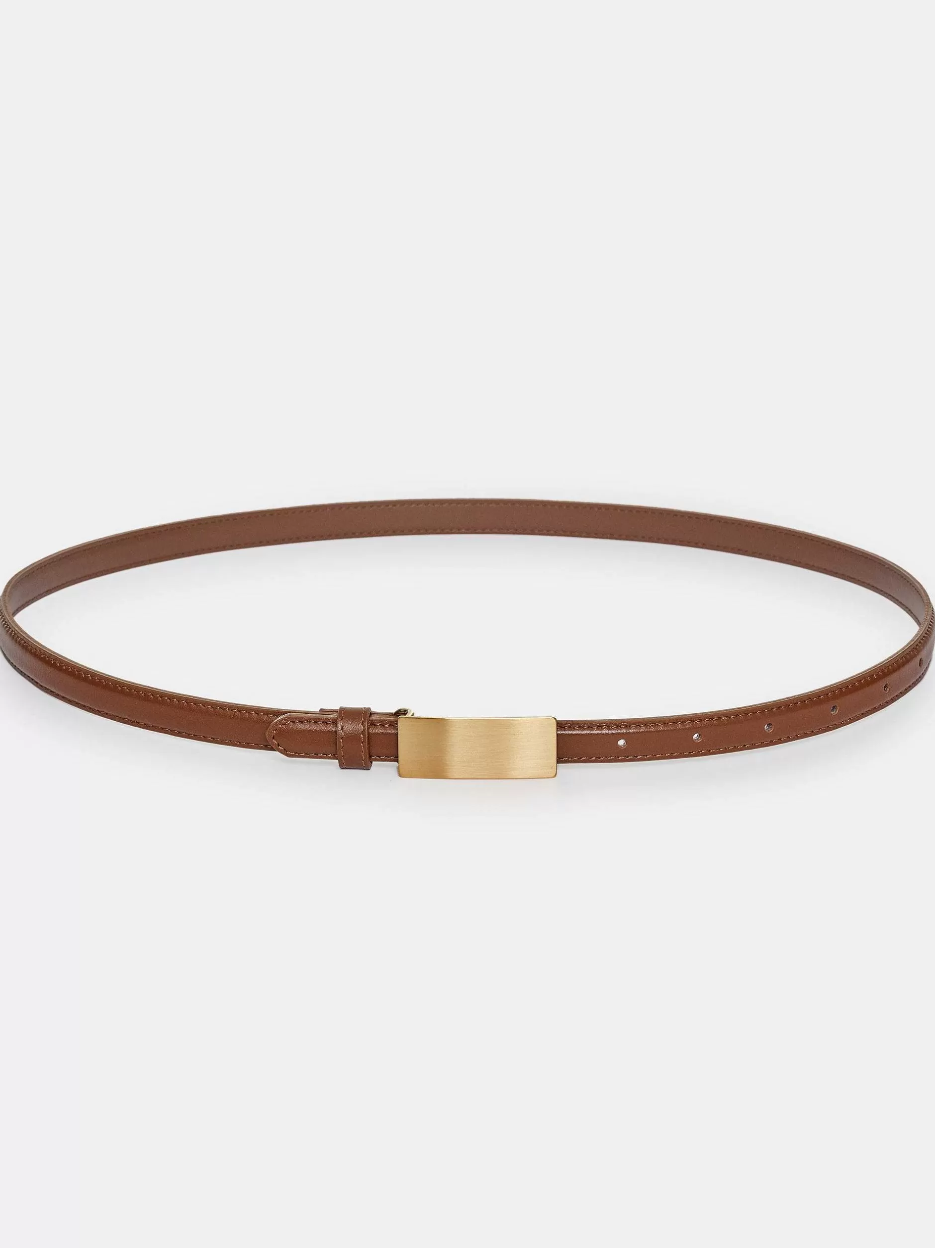 Fashion Leren Riem Met Plaatgesp, Zadel Vrouwen Kleding