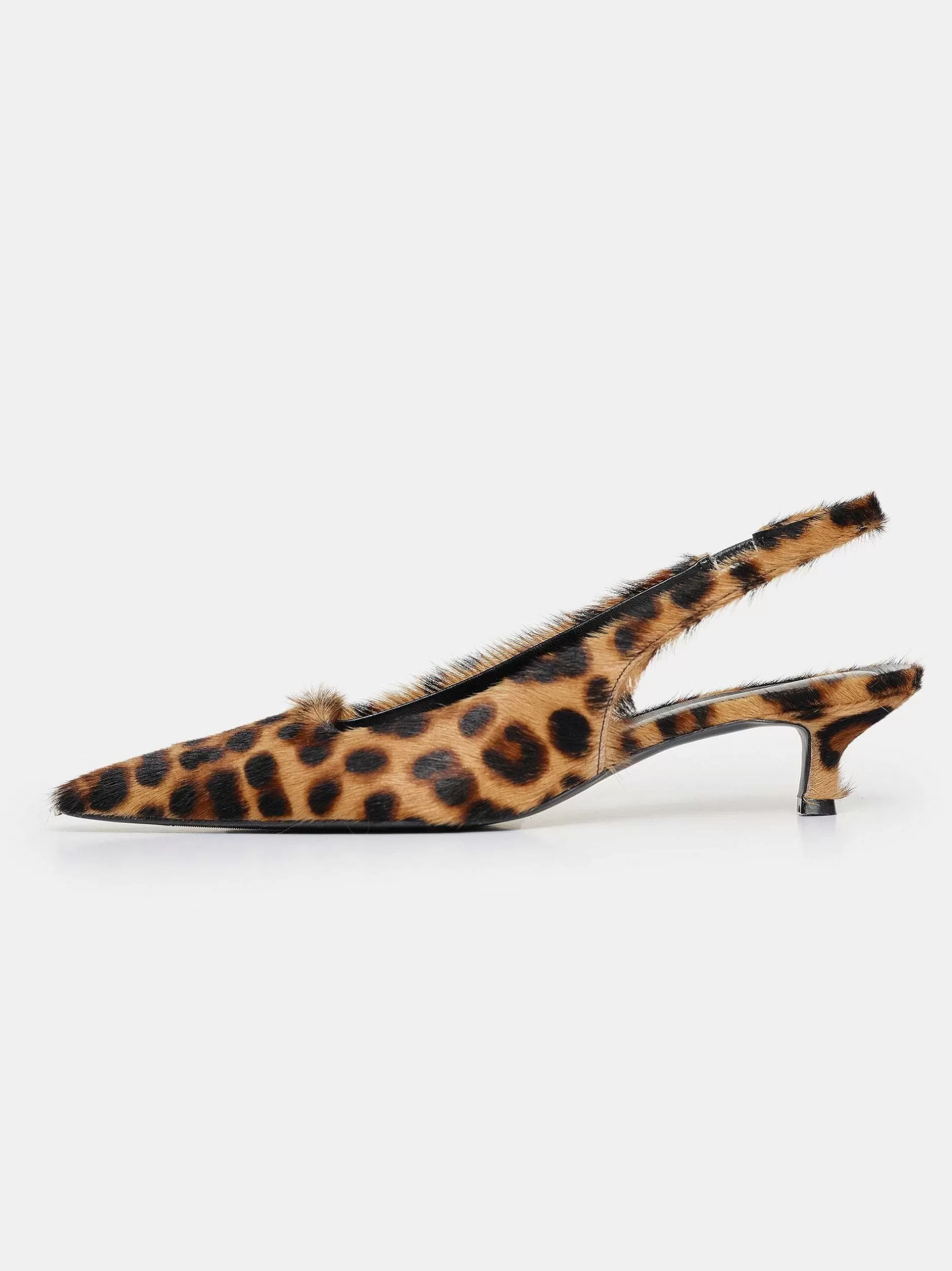 Cheap Nalita Slingback Pumps Van Koeienhaar, Leo Brown Vrouwen Schoenen En Tassen