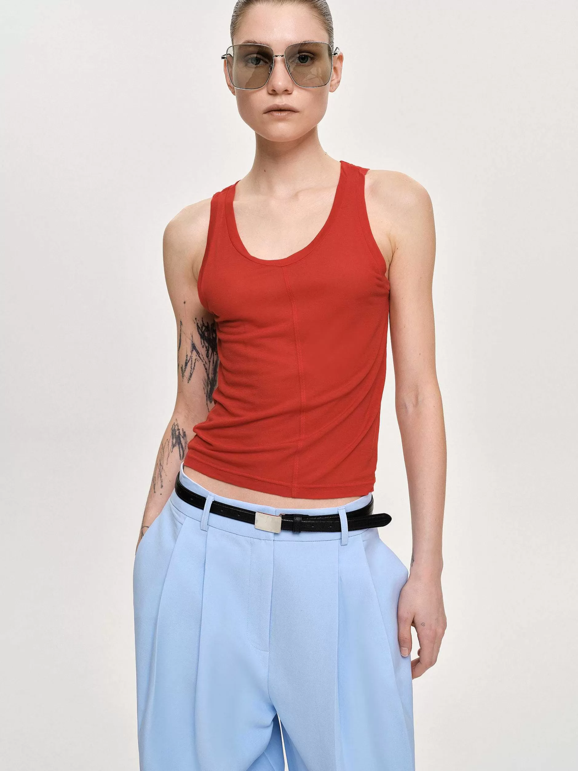 Best Tancel-Tanktop, Rood Vrouwen Accessoires