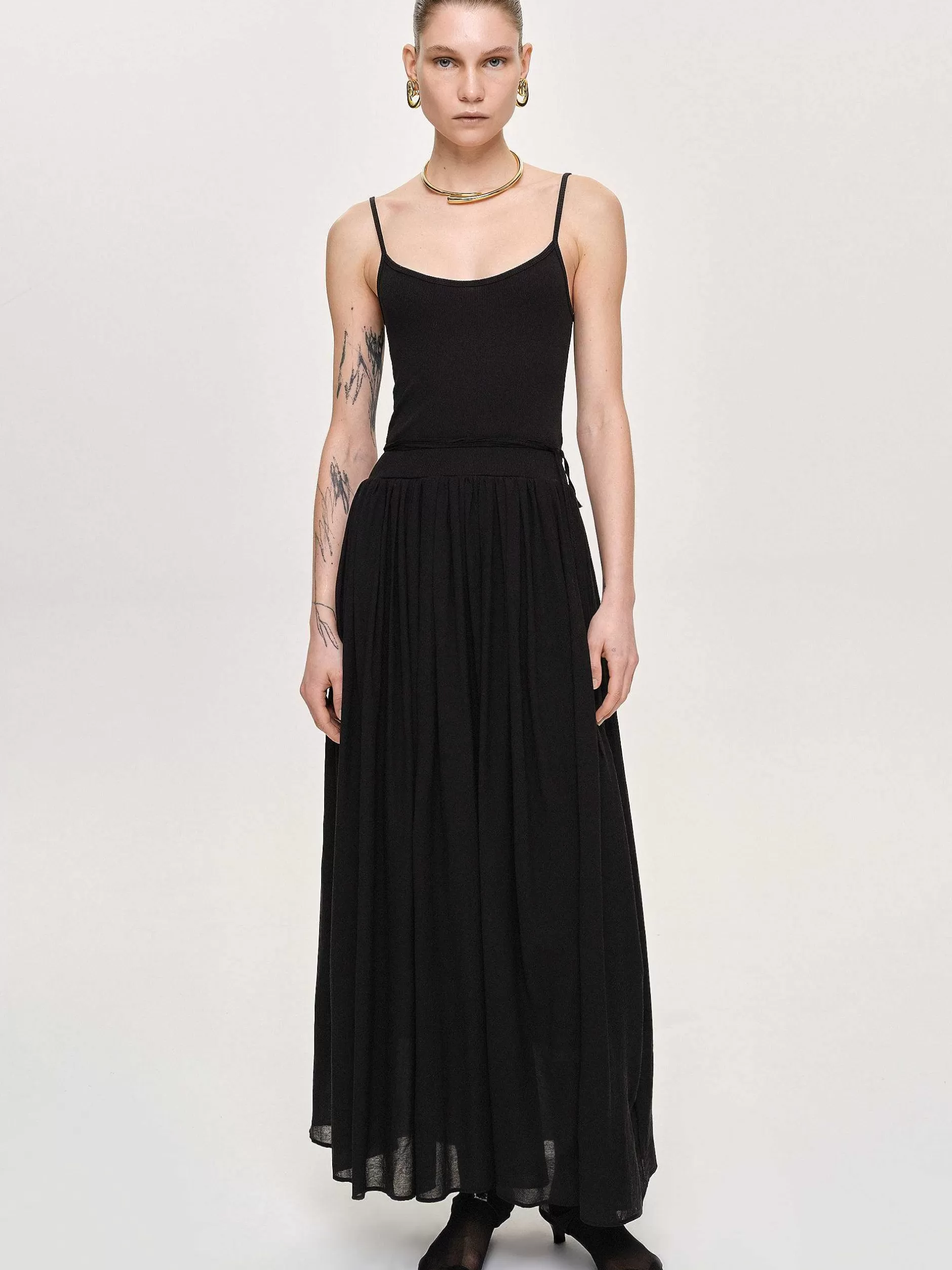 Cheap Tule Slipdress, Zwart Vrouwen Accessoires