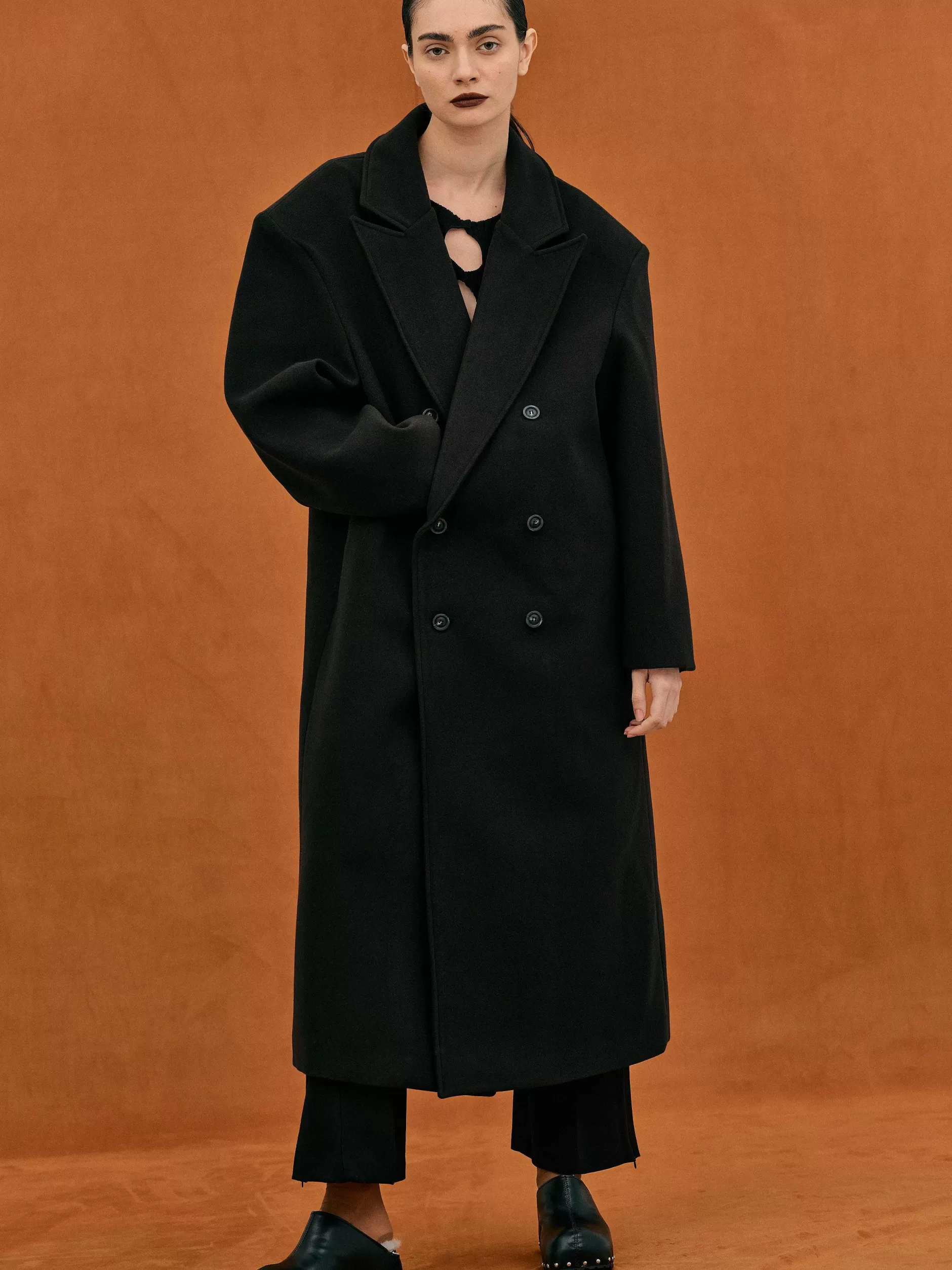 Store Wallis Oversized Opa-Jas, Zwart Vrouwen Kleding